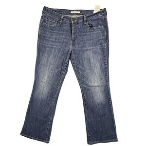 Levis 515 Jeans Womens 12 Bootcut Stretch Mid Rise W34 L29 Medium Wash Faded Y2K
